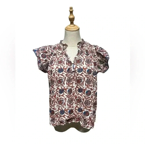 House of Harlow 1960 Marble Rust Top Size M - Picture 1 of 7